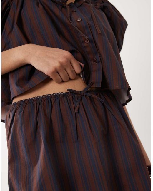 WeWoreWhat Multicolor Pull On Mini Skirt