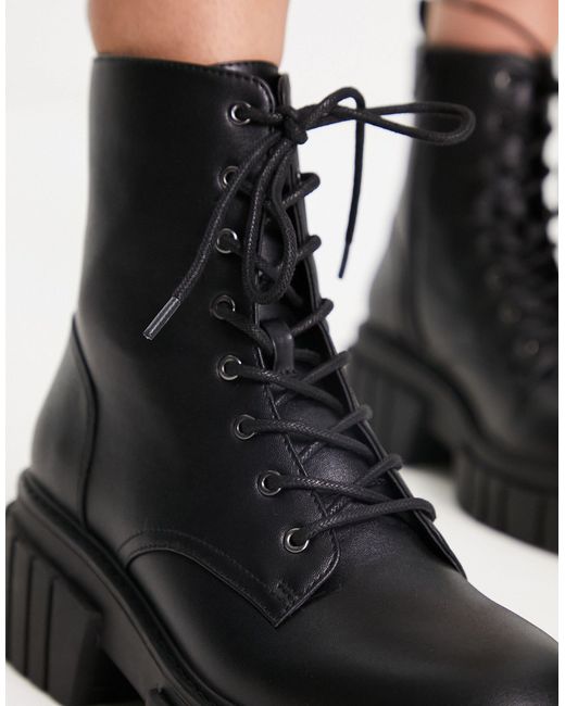 Omitir Húmedo márketing Botas negras con cordones philly de Steve Madden de color Negro | Lyst