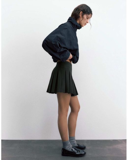 Pull&Bear Black – mini-faltenrock