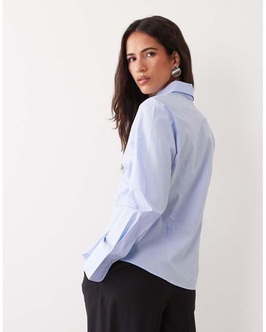 Mango Blue Classic Shirt
