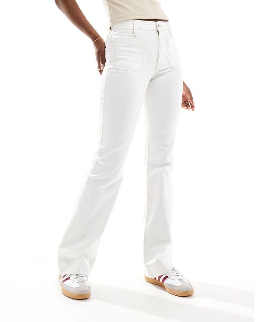 Wrangler White Flare Jeans