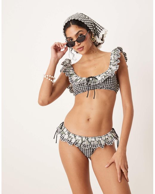 Daisy lane - haut For Love & Lemons en coloris Black