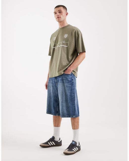 Tommy Hilfiger Blue Theo baggy Denim Shorts for men