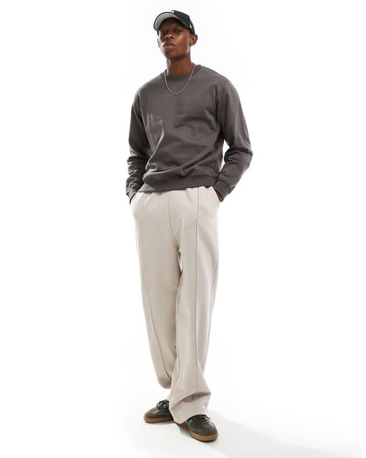 Felpa Tortora di Weekday in Gray da Uomo
