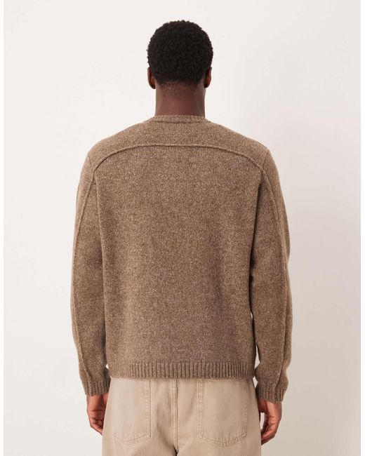 ASOS – strickpullover in Brown für Herren