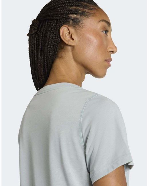 Adidas Originals White Workout Essentials Scoop Neck T-Shirt