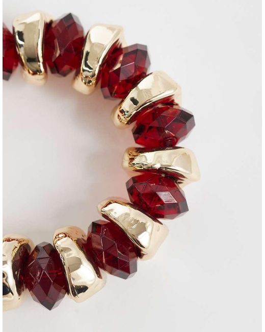 Bracciale Elasticizzato di ASOS in Pink