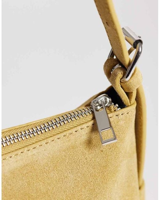 ASOS Black Suede Adjustable Cross Body Bag