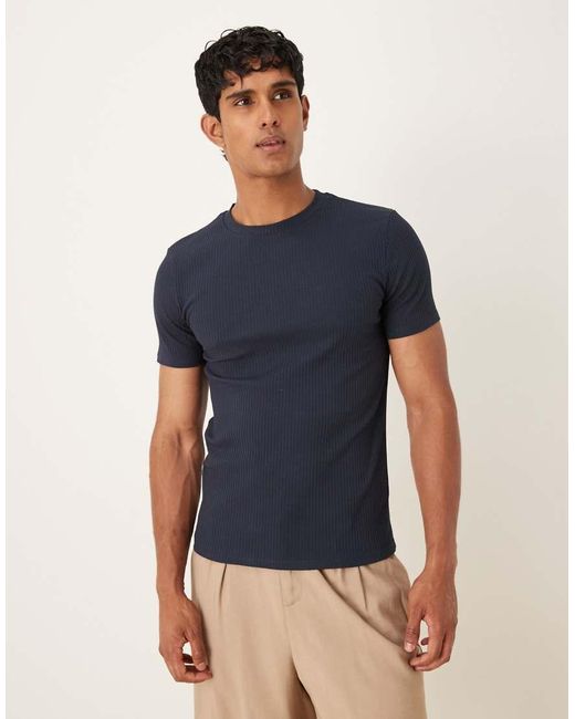 ASOS Multicolor Super Heavyweight Muscle Fit T-shirt for men