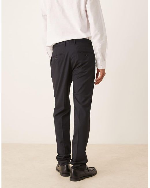 Pantalones De Traje De Corte Slim De (Parte De Un Conjunto) Mango de hombre de color Natural