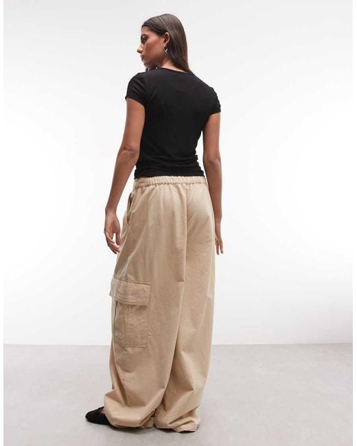 Collusion Natural Unisex Utility Cargo Trouser