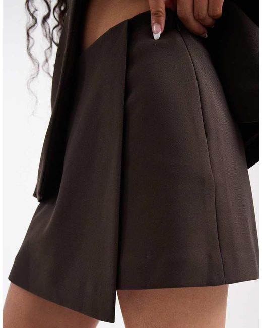 Only Petite Black Tailored Skort Co-ord