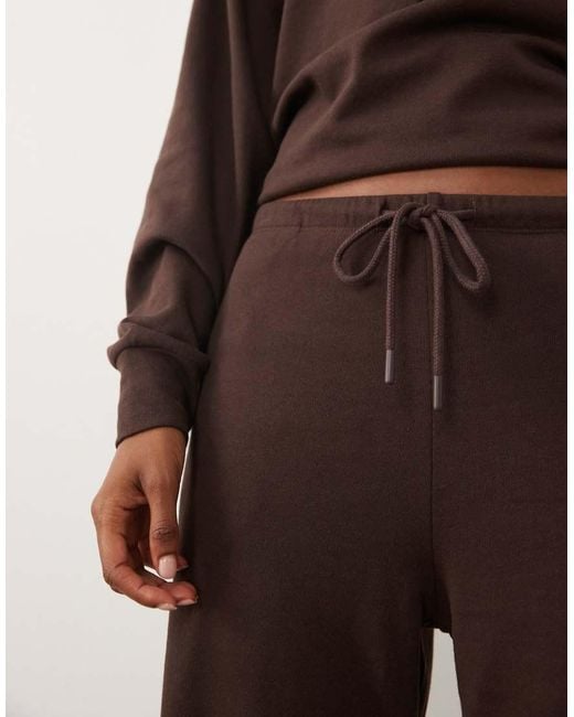 Jdy Brown Wide Leg Sweatpants