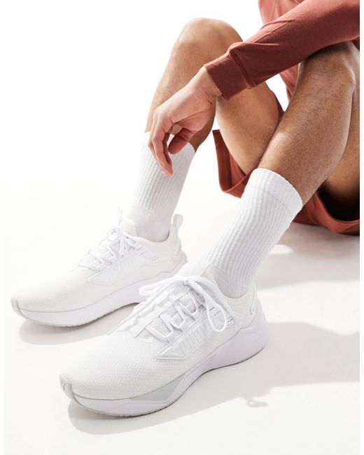 PUMA White Retaliate 3 Trainers for men
