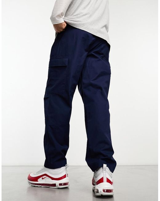 Pantalones Cargo Club De Nike de hombre de color Blue