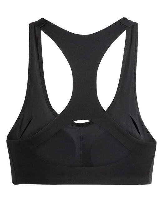 Adidas Blue Adizero Run Medium Support Bra
