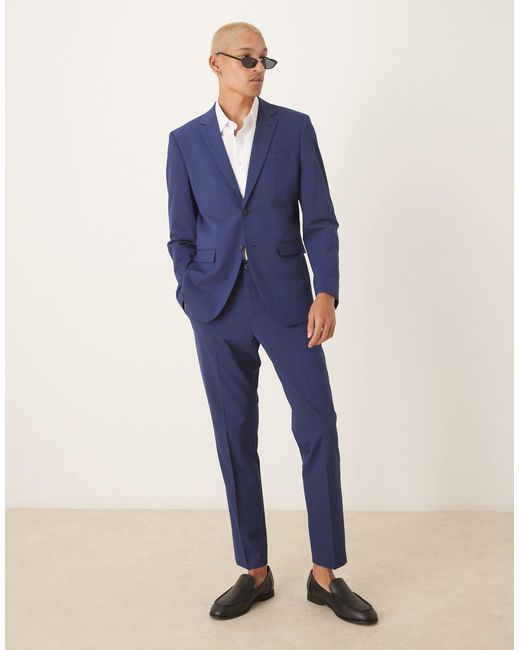 SELECTED Blue Slim Fit Blazer for men