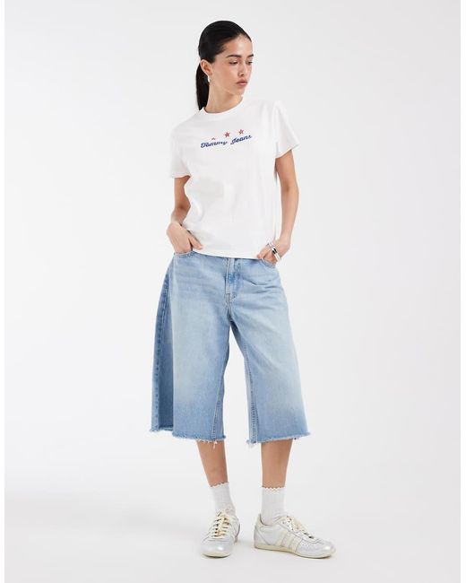 Tommy Hilfiger White Star Novelty Logo T-Shirt