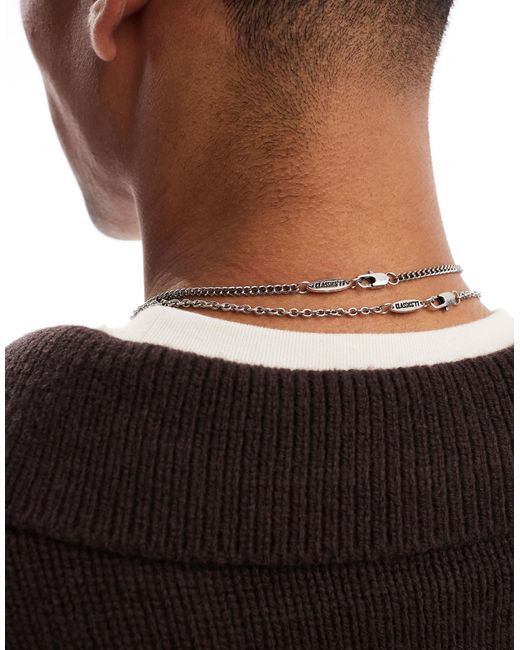 Classics 77 – doppelreihige halskette in Brown für Herren