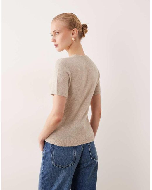 Abercrombie & Fitch Blue Knitted Skimming T-shirt