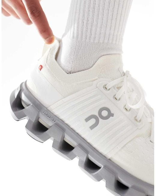 On Shoes White Cloudswift 4 Running Trainers for men