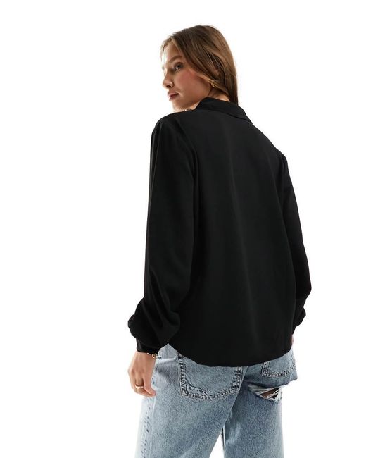 Jdy Black Long Sleeve Blouse