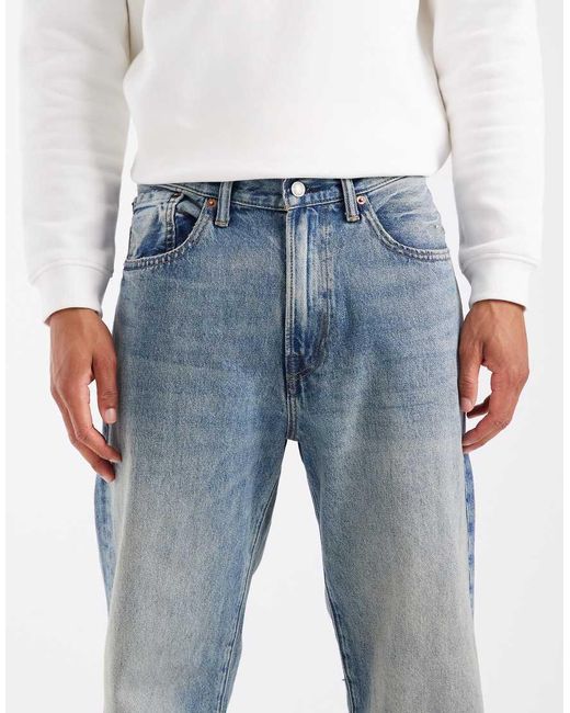 Gap Blue 90S Loose Straight Leg Jeans for men