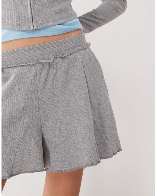 Collusion Gray – knappe shorts