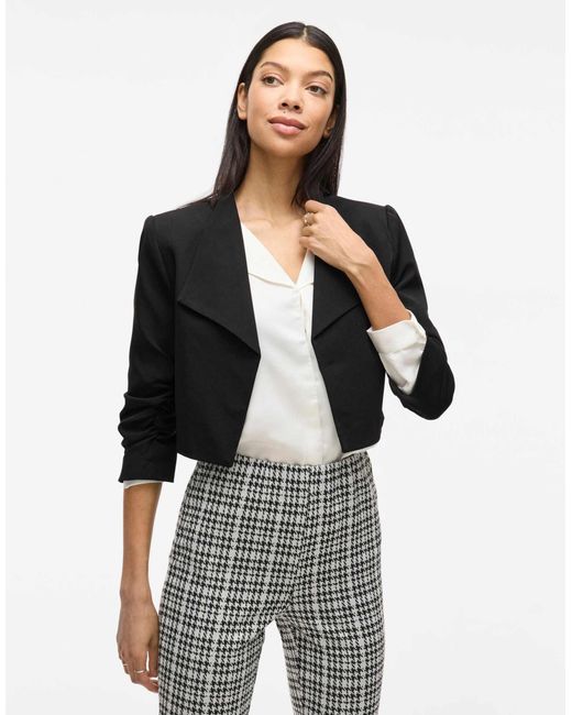 Blazer court ouvert Vila en coloris White