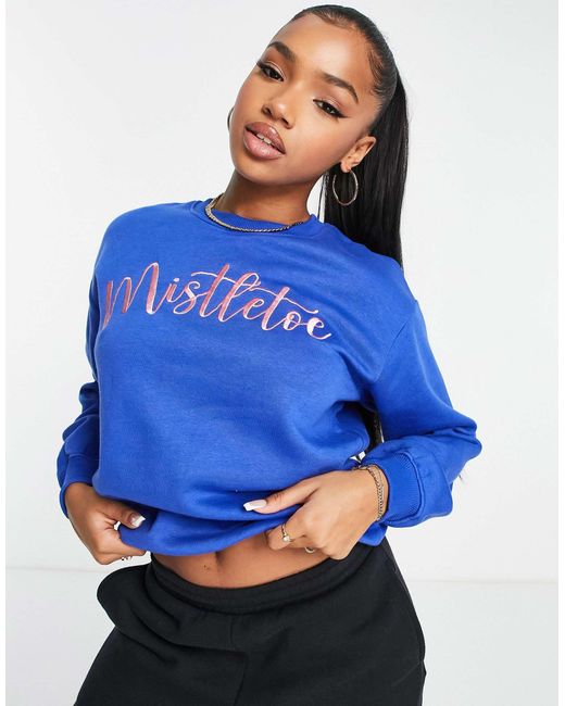 Sweat Threadbare en coloris Blue