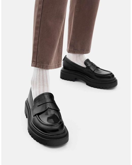 Pull&Bear Black – loafer