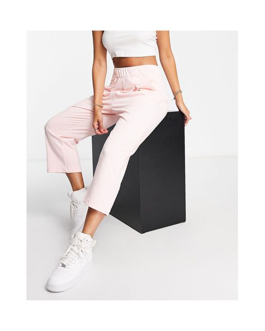Nike Jersey Capri Pants in Pink Lyst Canada