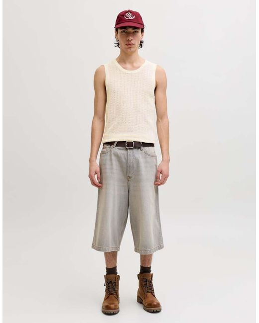 Jack & Jones Natural Knitted Top for men