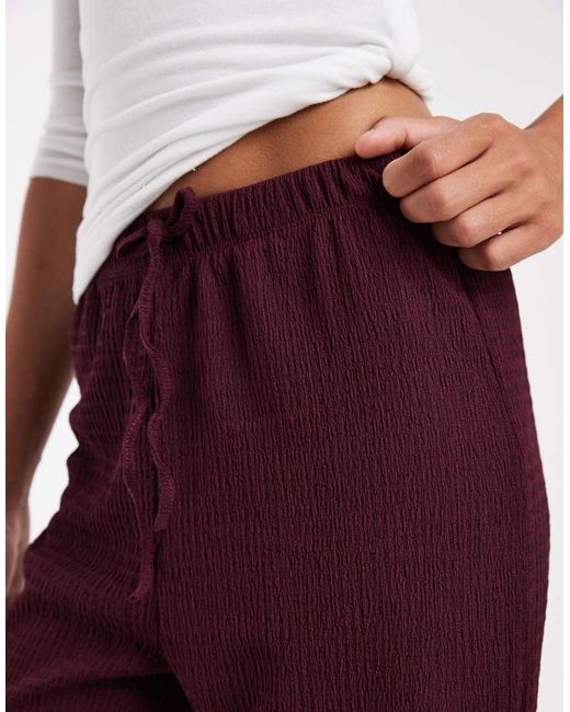 ONLY Textured Wide Leg Trousers