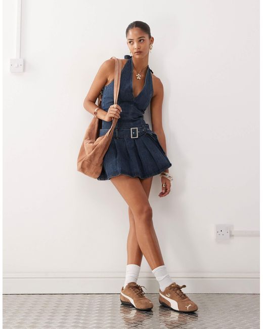 Collusion Blue – mini-jeanskleid