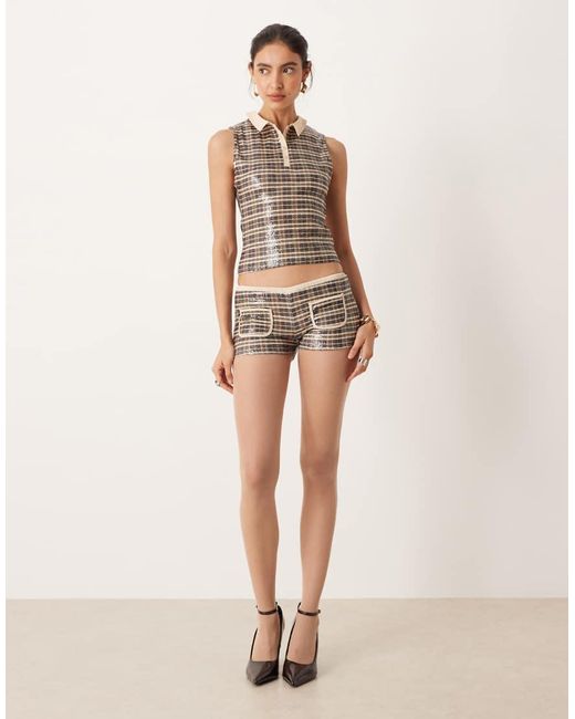 Motel Multicolor Serafim Low Rise Short