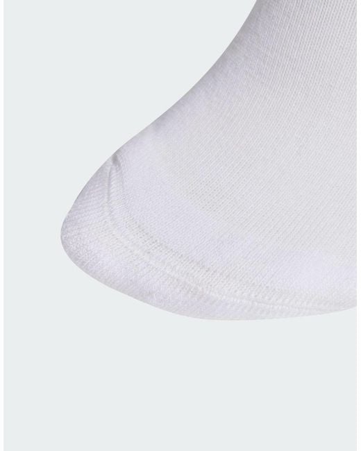 Adidas Originals White 3-Stripes Ankle Socks 3 Pairs