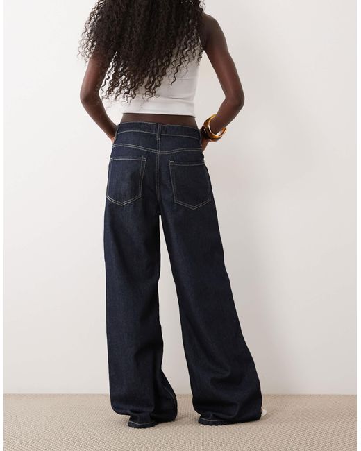 Mango Blue Flared Jeans