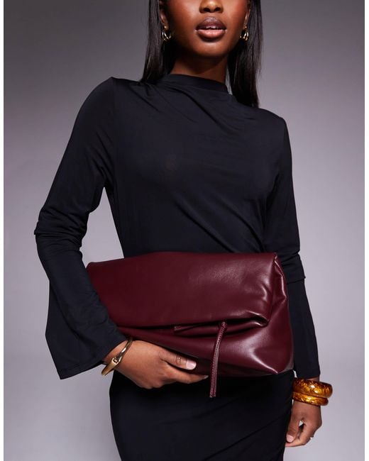 ASOS Blue Elongated Clutch Bag