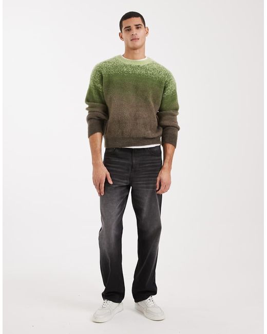 Cotton On Green Boxy Fit Sweater for men