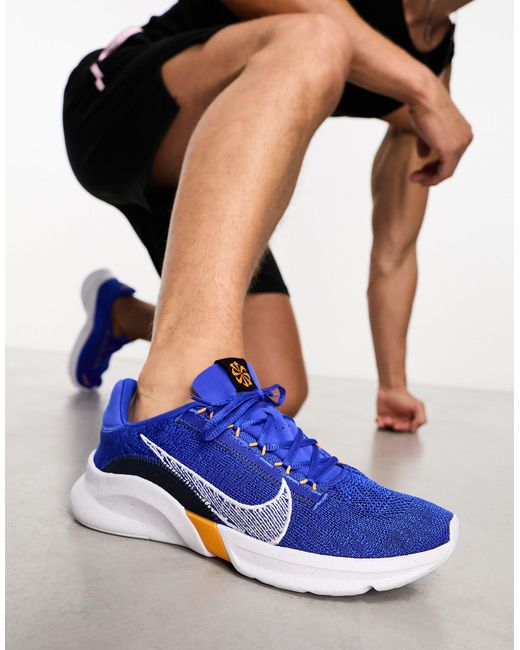 Nike Blue Superrep Go 3 Flyknit Nn Trainers for men