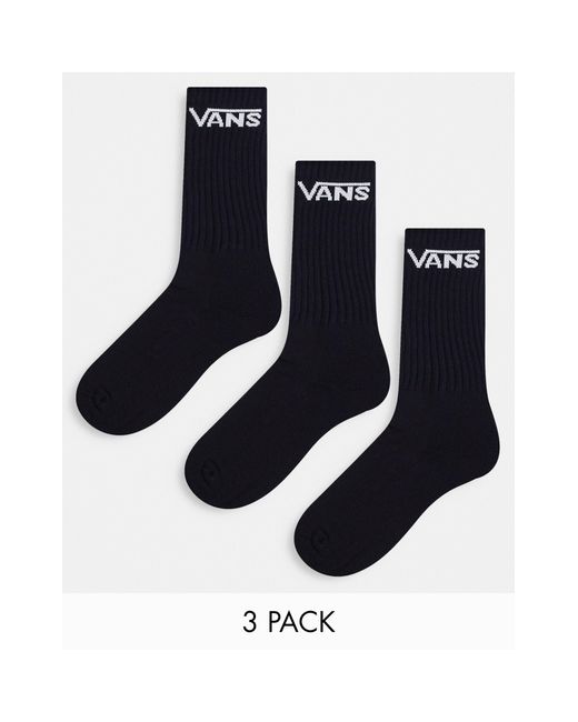 Vans Blue Classic 3-pack Socks for men