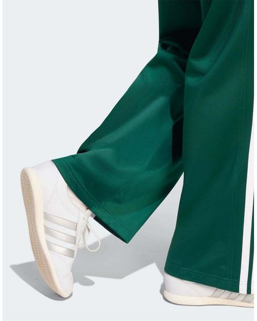 Adidas Originals Green Dayready Wide Leg Trackpants