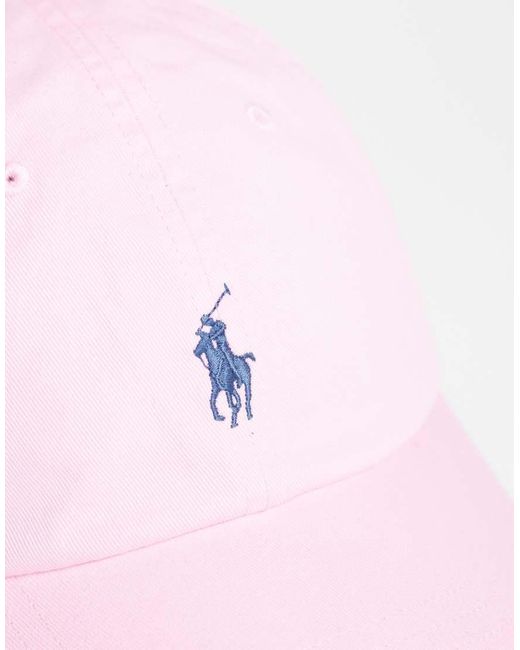 Polo Ralph Lauren Pink Icon Logo Baseball Cap for men