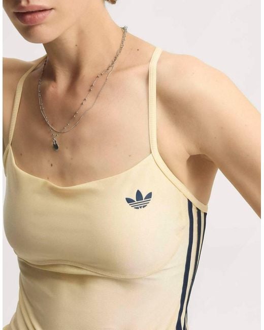 Adidas Originals Natural Adidas Originals Sport Padded Tank Top