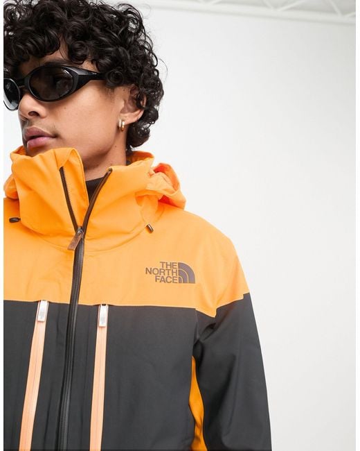 The North Face Ski Chakal Insulated Dryvent Waterproof Ski Jacket in Orange  for Men | Lyst UK