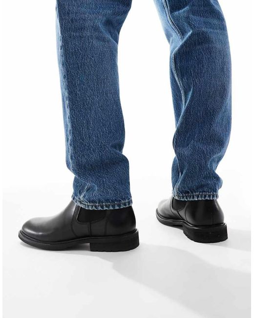 Schuh Blue Declan Chelsea Boots for men