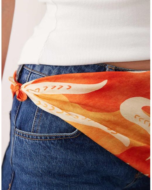 Never Fully Dressed White Cairo Scarf