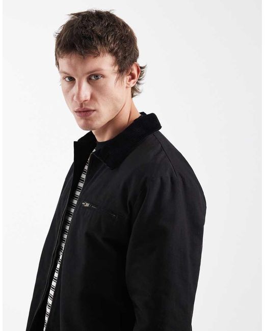 Giacca Barn di Threadbare in Black da Uomo