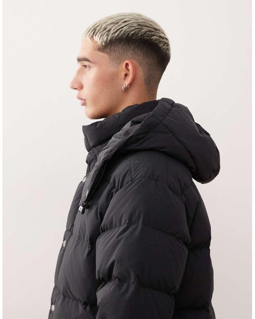 Columbia Blue Wallowa Down Hooded Puffer Coat for men
